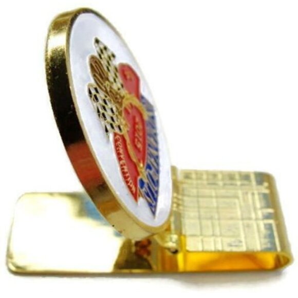 Indianapolis 2015 Elks Convention Wallet Credit Card Cash Holder Used Money Clip - Picture 3 of 8